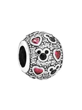 New Mickey Mouse Sparkling Pave Charm
